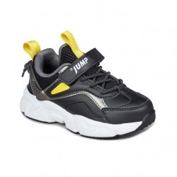 Jump 29605-SYH Siyah/Sarı Çocuk Günlük Spor Ayakkabı