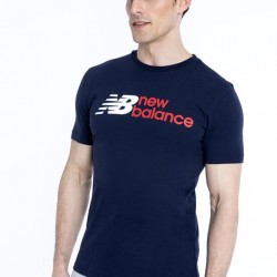 New Balance Lifestyle MNT1354-AVI Lacivert Erkek T-Shirt