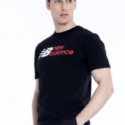 New Balance Lifestyle MNT1354-BK Siyah Erkek T-Shirt