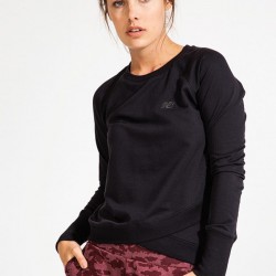New Balance Lifestyle WTC3741-BK Kadın Sweatshirt