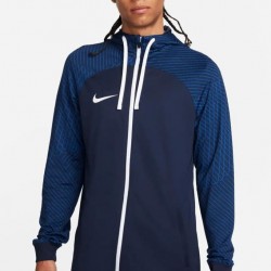 Nike M Dri-FIT Strike23 Hooded Track Jacket Knit DR2571-451 Lacivert Erkek Eşofman Üstü